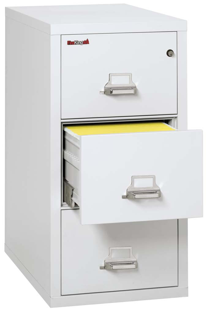 FireKing 3-1831-C Three Drawer 31&quot; Deep Vertical Letter Size File Cabinet